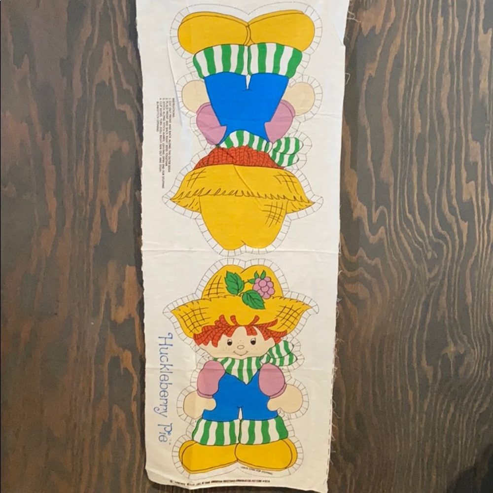 Vintage StrawberryShortcake HuckleberryPie pattern